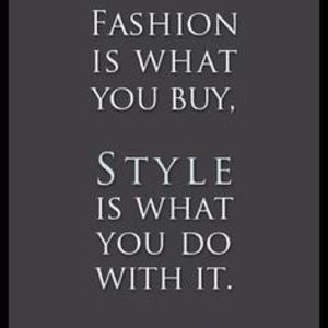 Fashion is what you buy